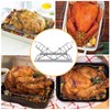 Adjustable Roasting Rack for 9x13 Pan, Stainless Steel Turkey Rack