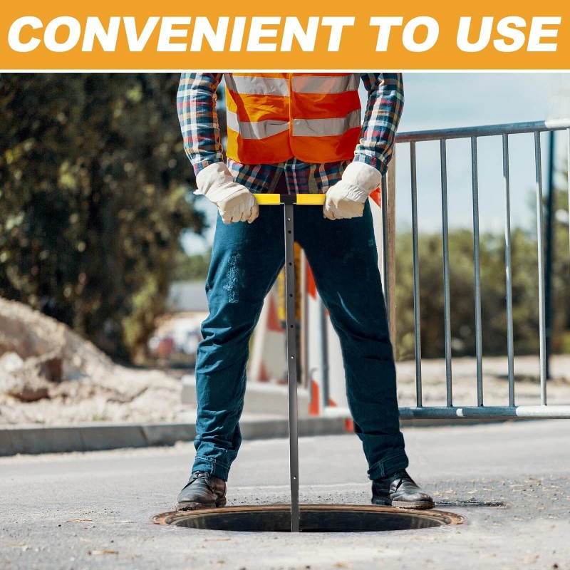 Winisok 37 Inch Water Meter Key Adjustable Length With 4way