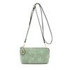 LOVESOME Women's Small Crossbody Bag Wristlet Clutch(Mint)