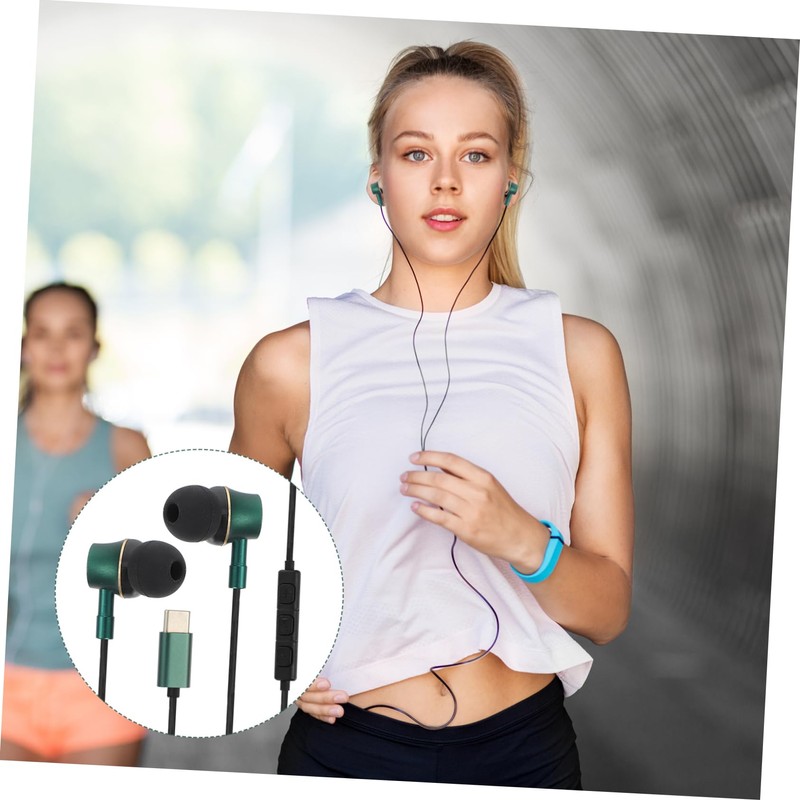 CIYODO USB C in Ear Earphones with Noise Canceling Comfortable