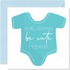 Stuff4 New Baby Boy Card - Eat Sleep Be Cute