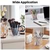 Wowang 2 Pack Clear Square Acrylic Vases 4 X 4