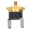 CHICIRIS Temperature Control Switch, 5pcs Ksd301 Copper Thermostat Bimetal Normally