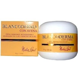 Crema facial de avena 75 g: humectante blanqueador natural para pieles mixtas