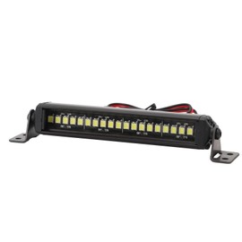 Light Strip, High Bright Single Row Aluminium Roof Light with 20 LEDs for 1/10 RC Crawler Car