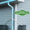 Rain Barrel Diverter Fits for 3"x4" Downspout,Rainwater Collection System,Rain Barrel