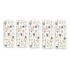 5 Absorbentes Insertos Estampados De Algodón De 6 Capas