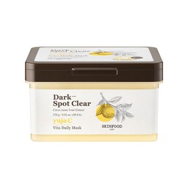 Skin Food 스킨푸드 유자 데일리 마스크 (30매) 증정 미나리패드세트 Skin Food Yuzu Daily Mask (30 Sheets) with Complimentary Minari Pad Set