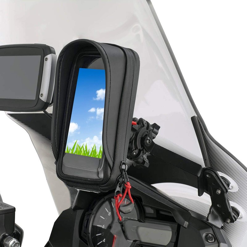 Hlyjoon Navigation Mount Motorcycle Navigation Kit Aluminum 0.8" Suitable for