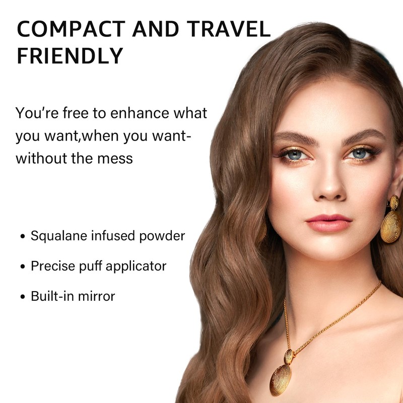 Root Touch Up Gray Hair Shadow Powder for Thinning Hair,