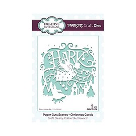 Creative Expressions 12 x 11.3 cm Metal Christmas Songs Paper Cuts