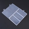 3 transparent small storage compartments Case 5ea