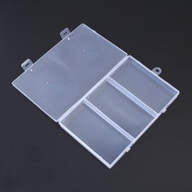 3 transparent small storage compartments Case 5ea