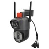Outdoor Dual Lens Security Camera 1080P Mobile Tracking 360 Degree