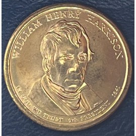 2009 $1 D WILLIAM HENRY HARRISON PRESIDENTIAL COIN