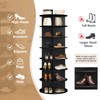 affeivul 7 Tier Rotating Shoe Rack Tower 360, Circular Shoe