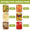 Zjyufy 6 Pack Stainless Steel Containers Stainless Steel Multipurpose Reusable