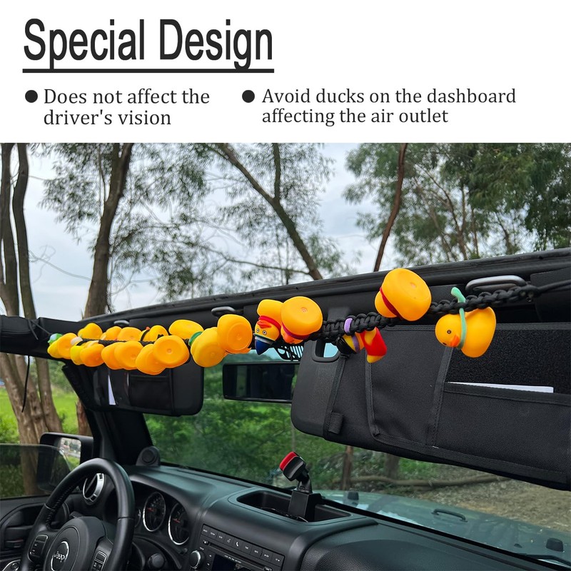 Duck Mount Holder for Jeep,Paracord Duck Holder Compatible with Jeep
