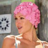 Beco Rubber Petal Cap Swimming Cap, Unisex, Gummi-Blütenhaube, pink, One