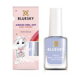 Bluesky Kids Nagellack - Küstenhimmel, blau. Einfache Schälen, ungiftige, wasserbasierte, planfreie Nagellack für Kinder, 5ml