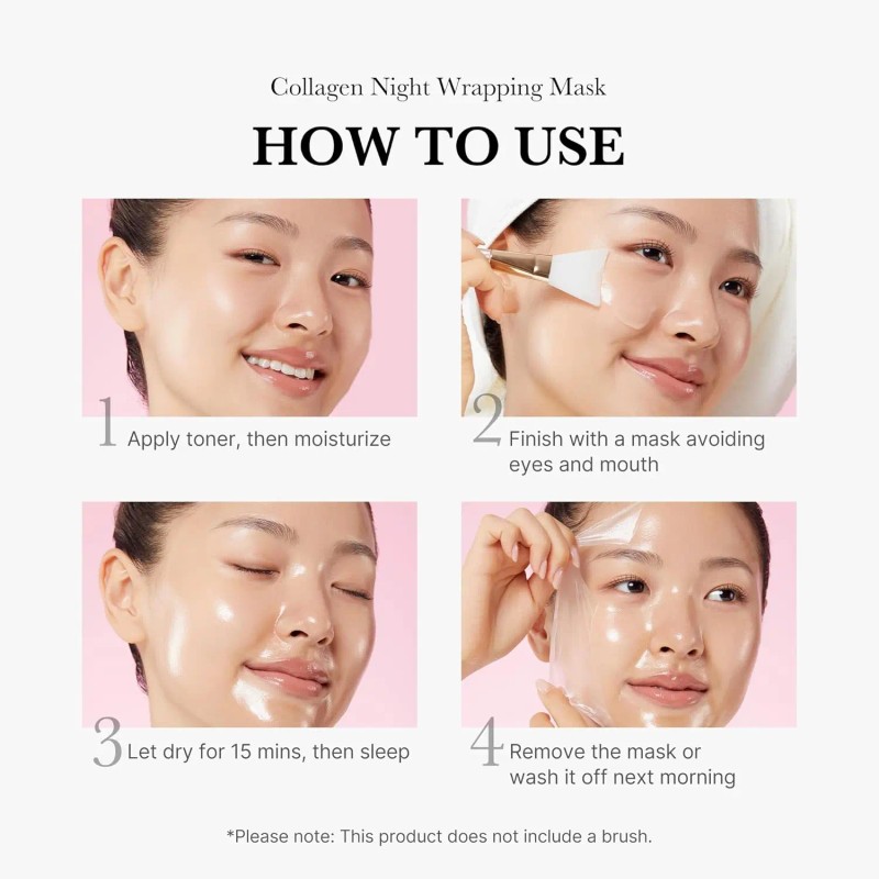 medicube Wrapping Collagen Overnight Peel Off Facial | Elasticity &