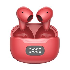 Wireless Earphones, Bluetooth Earphones, 2024 Newest Bluetooth Earphones, EDR+Bluetooth 5.3, Carnauba Type, Automatic Pairing, Instant Connection, Hands-free Calling, Built-in Microphone, Touch