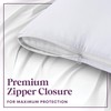 CIRCLESHOME Euro Pillow Protectors - 100% Zippered Cotton Pillow Covers