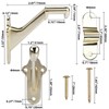 RealPlus Handrail Stair Bracket 3" Staircase Heavy Duty Hand Rail