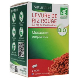 Naturland Red Rice Yeast Organic 60 Vegecaps