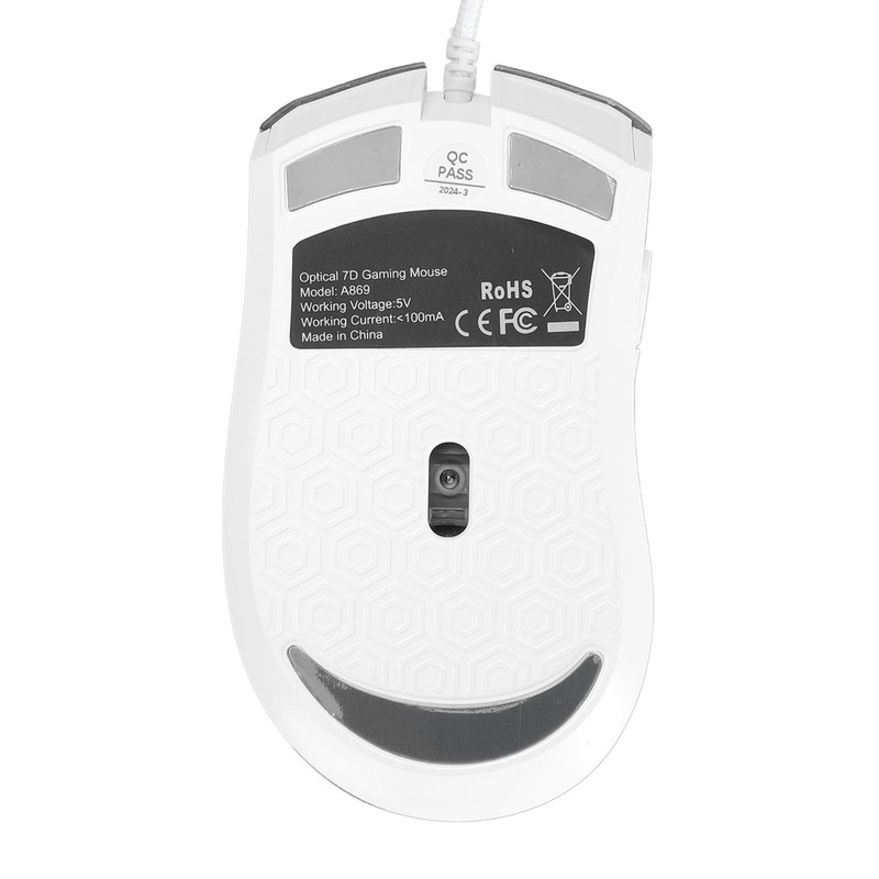 Gaming Mouse Wired Ergonomic USB Optical Computer Mouse with Colorful