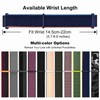 WOCCI Adjustable Nylon Sports Watch Strap with Velcro Fastener, Watch
