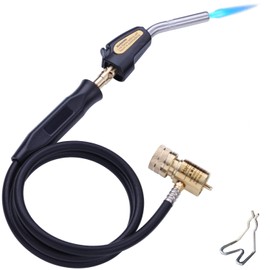 Propane Torch Hand Hose, Mapp Gas Torch,Welding Torch,Hose Length 1.5M/60"-with Hook