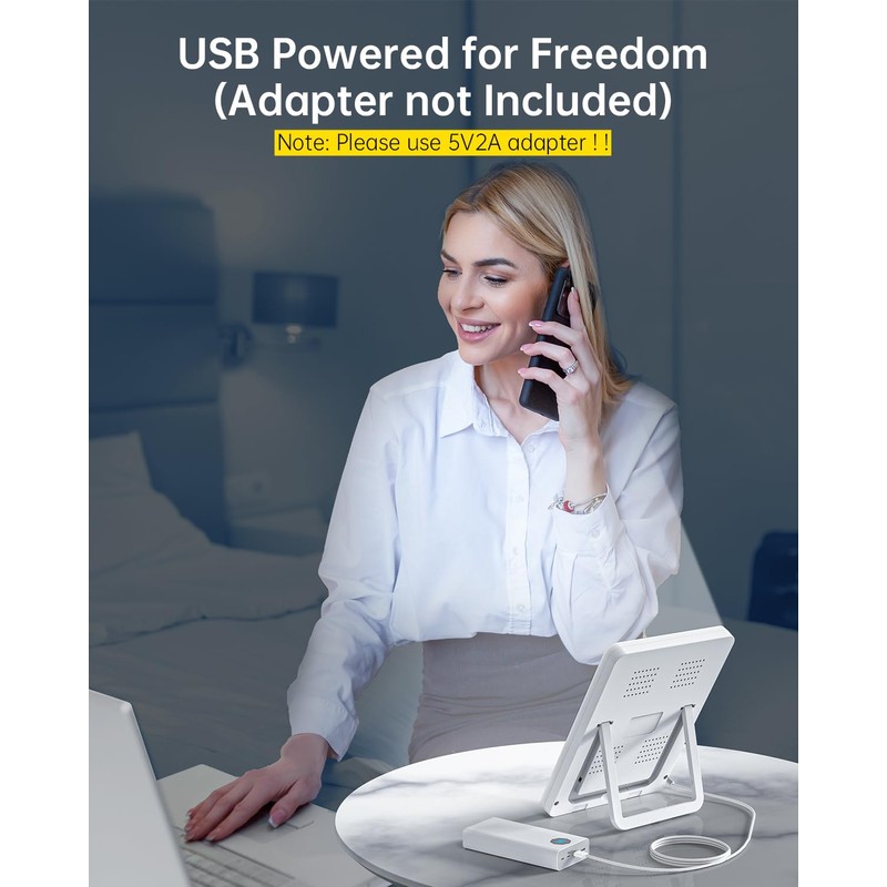 SUXIO Light Therapy Lamp - 10000 Lux Therapy Lights, 3