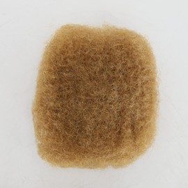 ZigZag Hair Afro Kinky Bulk Human Hair Brown #27 Color 30Gram Tight Kinky Bulk Afro Hair Ideal for Making or Repairing Permanent Dreadlocks,Twists and Braids (8inch, #27 Color)