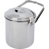 BasicNature Billy Can Stainless Steel Pot Silver 1.4 L