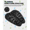 Fitense 13.8x15.8in Universal Motorcycle Seat Cushion with 3D Shock Absorption