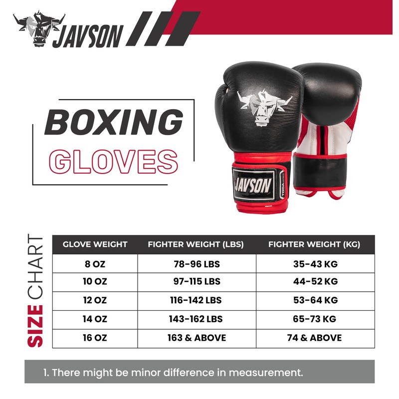 Boxing Gloves Genuine Leather for Fighting, Kickboxing, Training, Sparring for