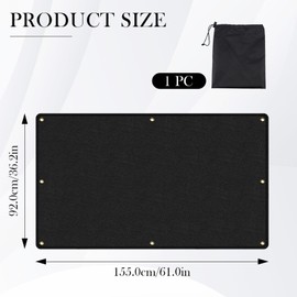 DOERDO DD Heat Shield 36''x60'' Fireproof Heat Shield for Grill Stove Wall Protector Fridge, BBQ Grill Mat Accessories Compatible with Blackstone
