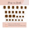 BABALAL Square Press on Nails Short & Press on Toenails