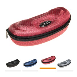 AqtivAqua Protective Case for Swim Goggles and Eyewear, Swimming Goggles (RedShock Color)