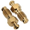 2Pcs Disc Brake Bleeder Screw Titanium Alloy M6 Rust Resistance