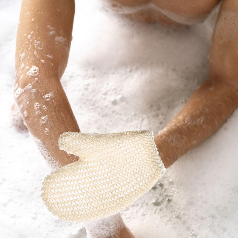 2 Pieces Bath Gloves, Bath Accessories, Body Cleaning Tools, Exfoliating