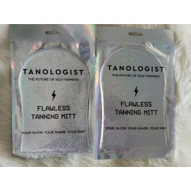 Tanologist Lot Of 2- TANOLOGIST Silver Self-Tanning Flawless Tanning Mitt