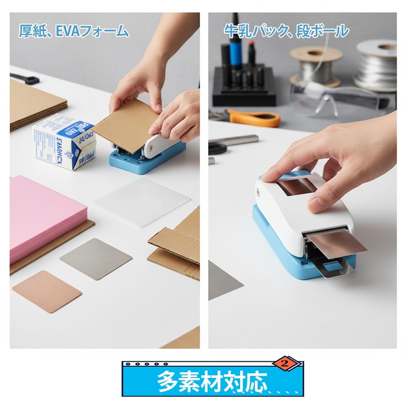Craft Punch Square Square Punch Handmade Mini Punch for DIY