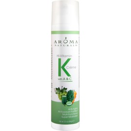 Aroma Naturals Vitamin K plus A and C Omega-X Moisturizing Vitamin Cream, 3.3 Ounce