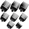 2025 8-Pack 8 Length Professional Hair Clipper Guide Combs, Replacement