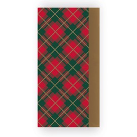 Christmas 8 Sheets Decorative Tissue Paper for Gift Wrapping & Crafts Xmas Themed, Tartan