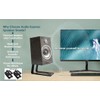 Audio Express Metal High Rise Speaker Stands, Desktop, Tilted Speaker