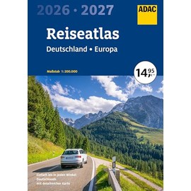 ADAC Reiseatlas 2026/2027 Deutschland 1:200.000, Europa 1:4,5 Mio. (ADAC Atlas)