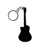 FTWDesign Acoustic Guitar Keyring, light brown